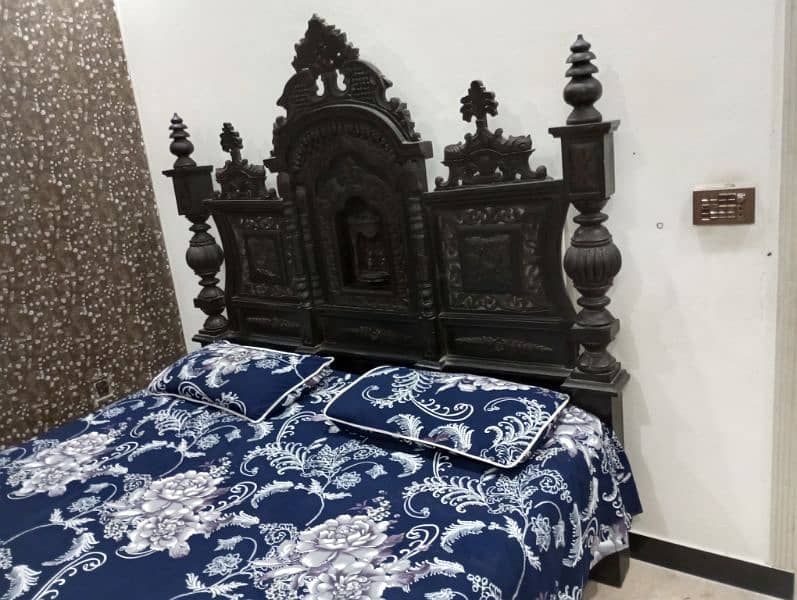 wooden chunauti bed for sale 4