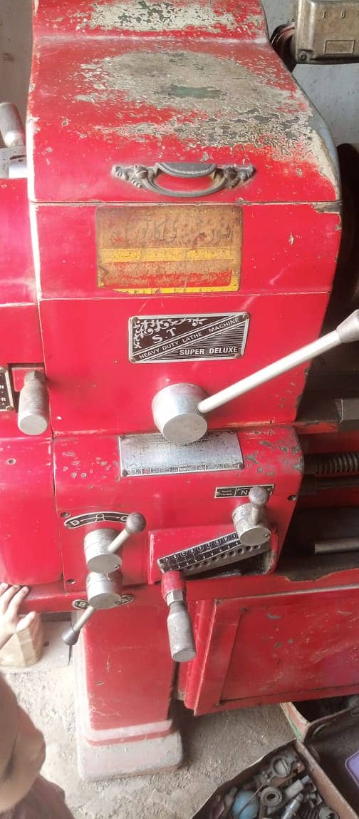 Lathe Machine/kharad Machine Good condition! Chuck and Motor Included 5