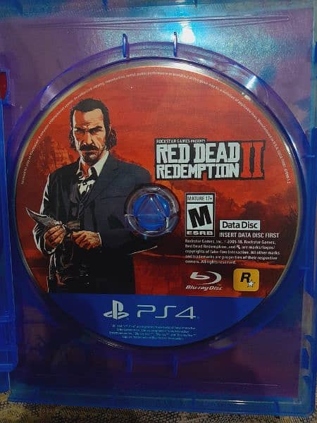 RDR2 FOR Sale ps4 Disc 10/10 Condition Along with Map 3