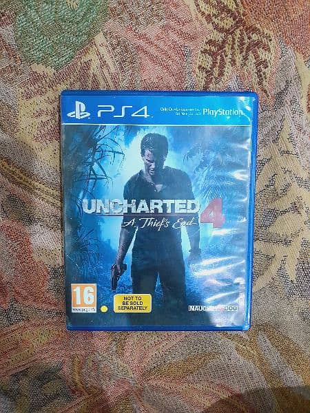 Uncharted 4 Ps4 DISC for sale 10/10 Condition 2