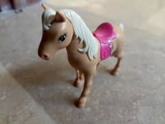 Barbie Doll Horse pony pink saddle