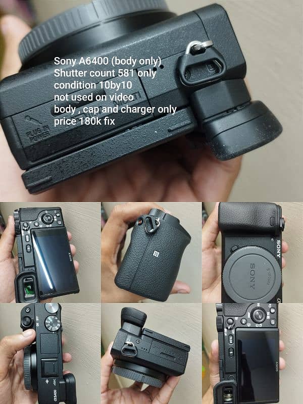 Sony a6400 body only just like new 0