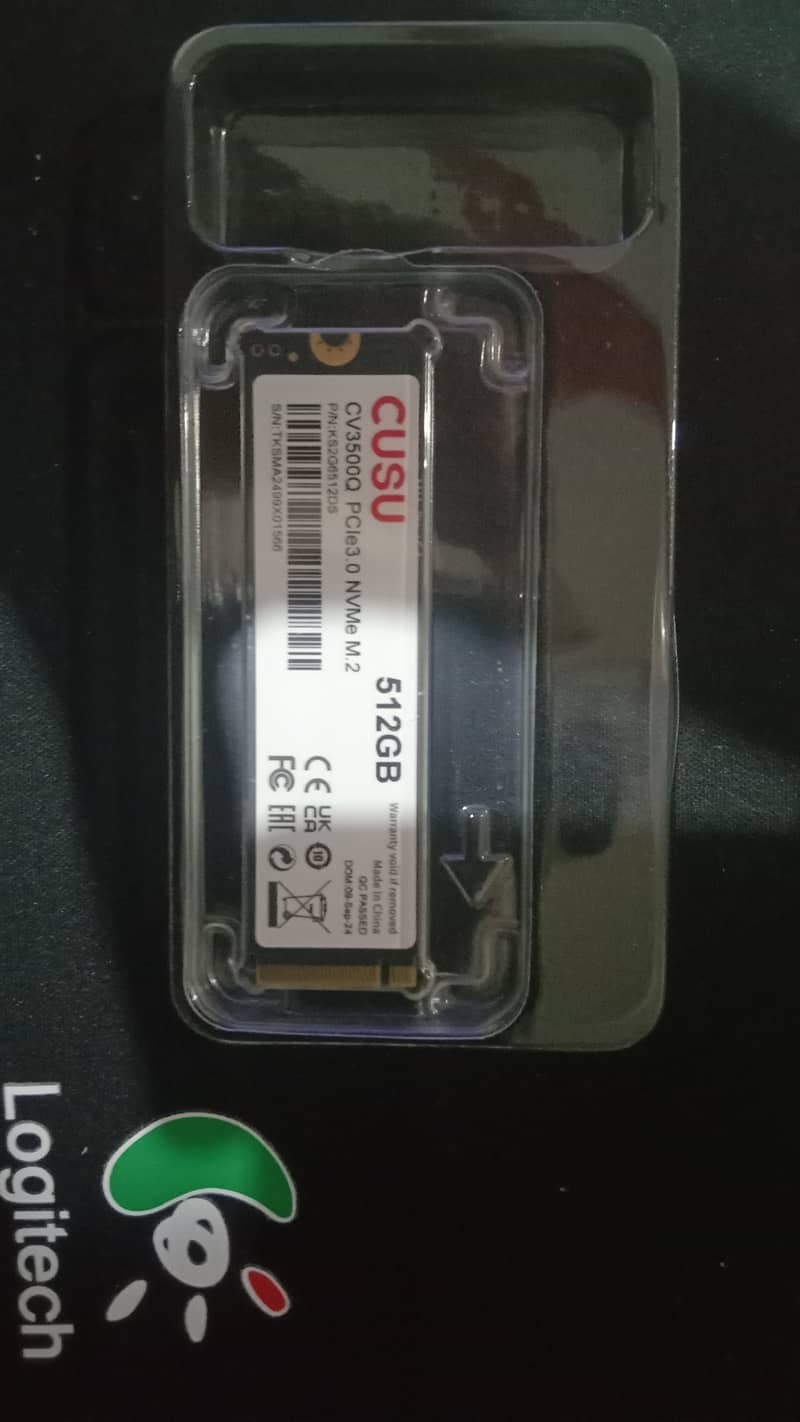 512GB SSD NVMe Gen3.0 7