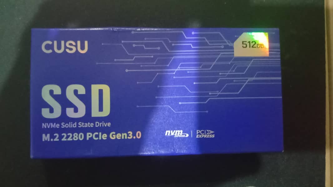 512GB SSD NVMe Gen3.0 8