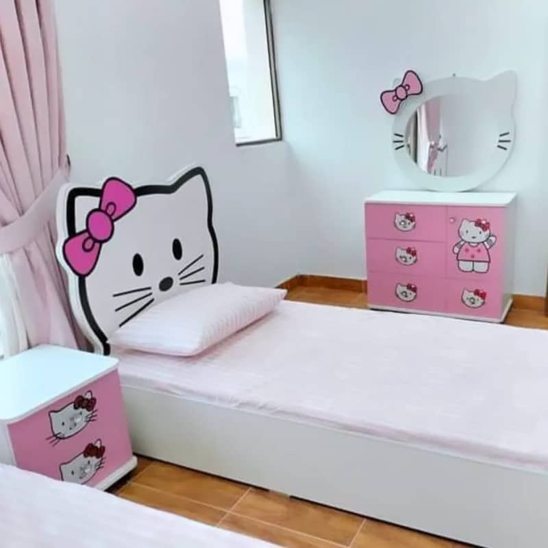 Kids bed | baby Bed | kids wooden bed | Kid Furniture | Double bed 14