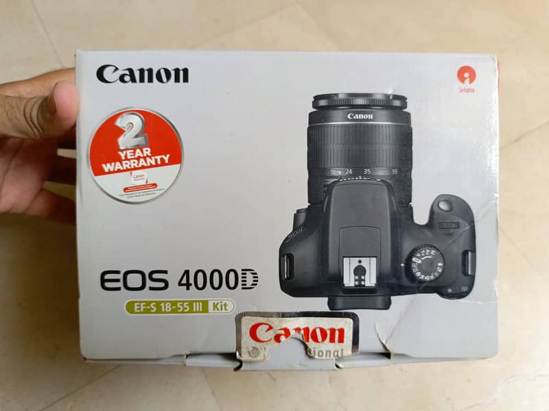 Canon EOS 4000D with EFS 18-55mm Lens New Camera 6