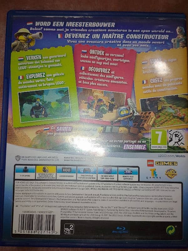 Lego worlds PS4 Game 1