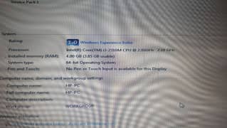 HP core i3 2nd gen, 4gb, 250gb