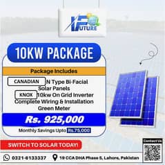 10kw On Grid Solar Panels Package