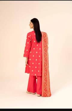 3 Pcs Women's  unstitched lawn