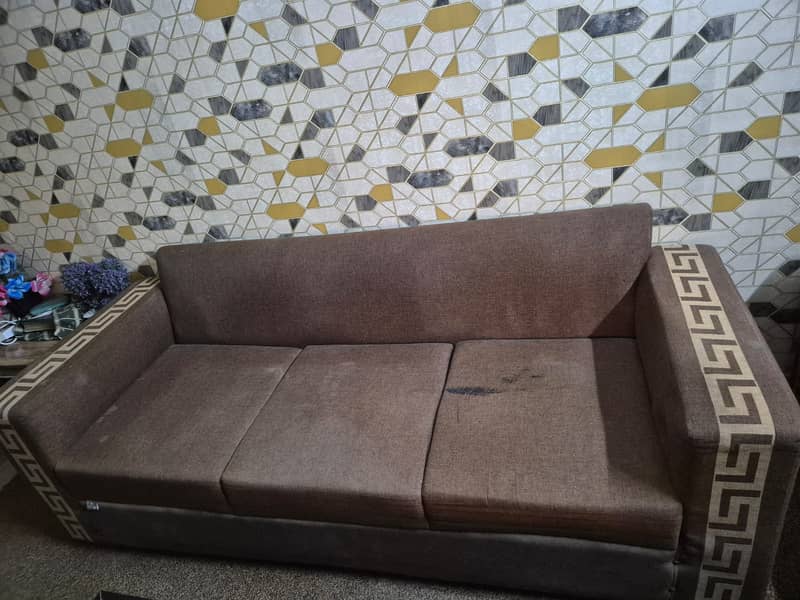 Used sofa 3 seater molty foam seats 1