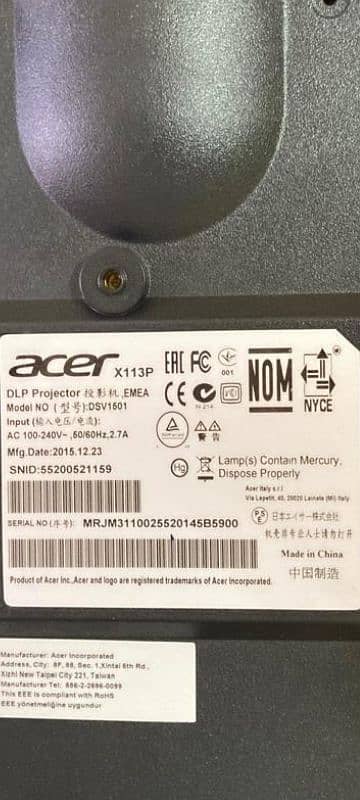 acer projector 1