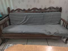 3 Seater + 2 Seater Sofa With Table