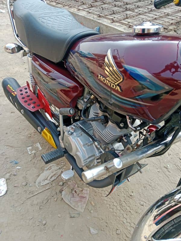 Honda cg125 applied for 3