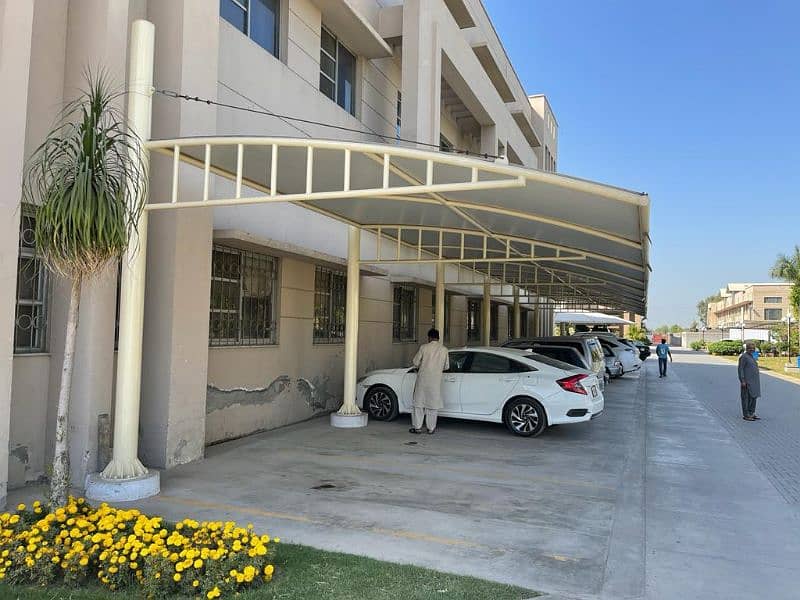 New Home Parking Shades In Pakidtan | Tensile Pvc fabric sheds 2