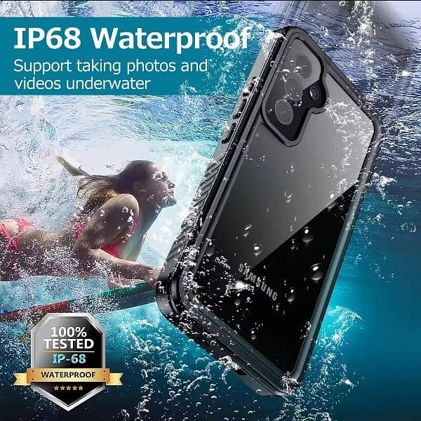 Waterproof case for samsung galaxy S24 Plus. 1