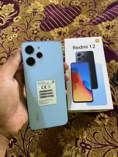 redmi 12 full box 10 by 10 8+4 128 gb