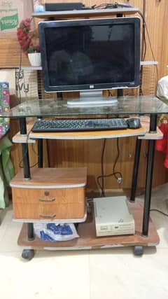 Wooden Computer Trolly for sale