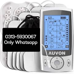 AUVON Dual Channel TENS Unit Muscle Stimulator Machine Ems tens pain