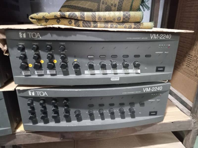 toa amplifier original 240 Walt 180 walt 0