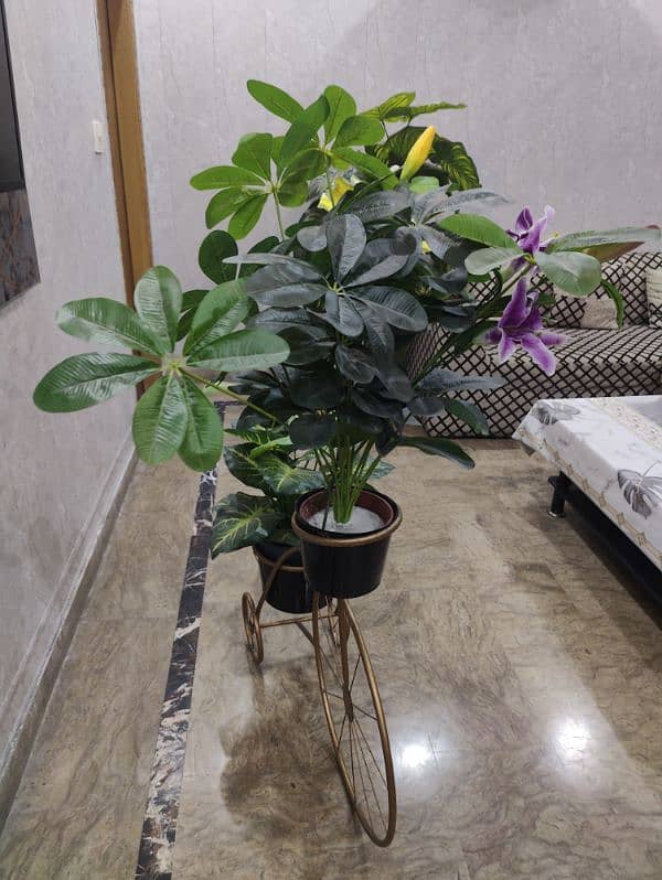 artificial plants with cycle stand 1