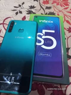 infinix s5 lite 4 64 with back cover