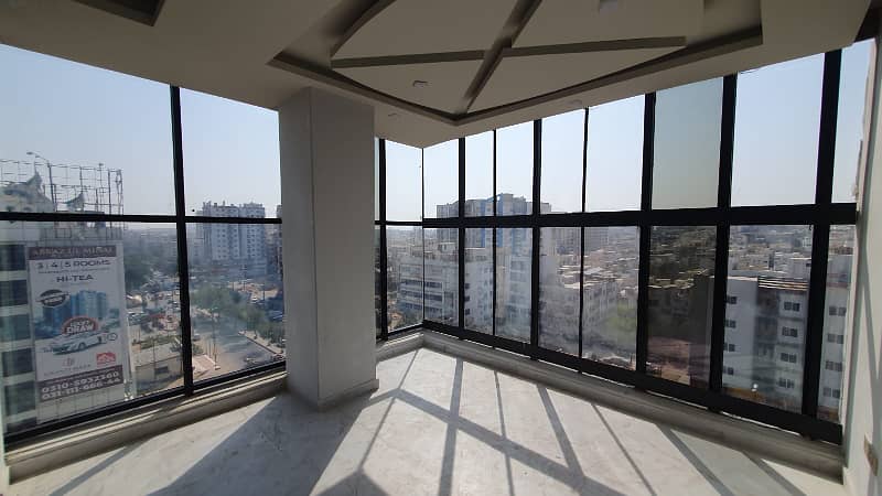 CORNER GLASS VIEW OFFICE FOR RENT AT MAIN MUNAWAR CHOWRANGI 4