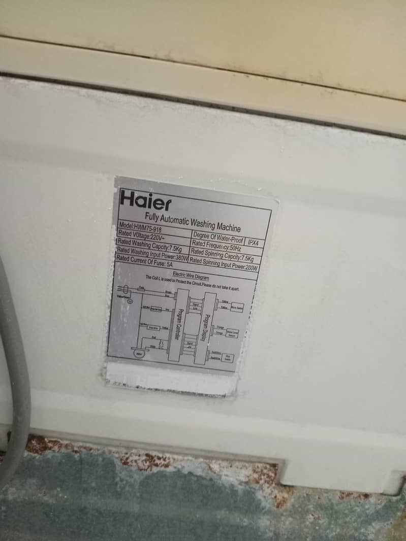 Haier HWM 75-918 Fully Automatic (Urgent Sale) 10