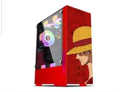 RGB PC CASE RED ANIME ( CUSTOM MADE )