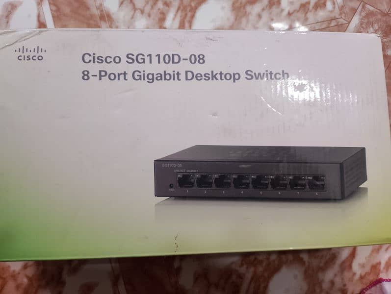 Cisco SG110D-08 8 Port Gigabit Desktop Switch 5