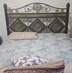 steel bed double bed 03068974311 contact condition 8/10