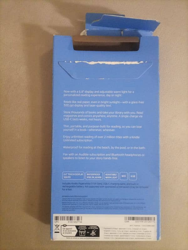 Genuine Unused Kindle paper white 11 Generation 1