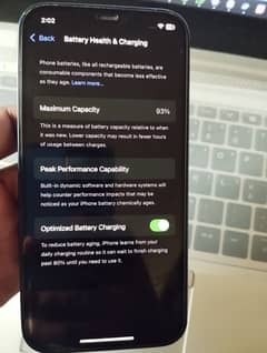 IPhone 12 64GB 93 battery health