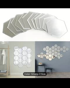 mirror/ hexagonal mirror/for home