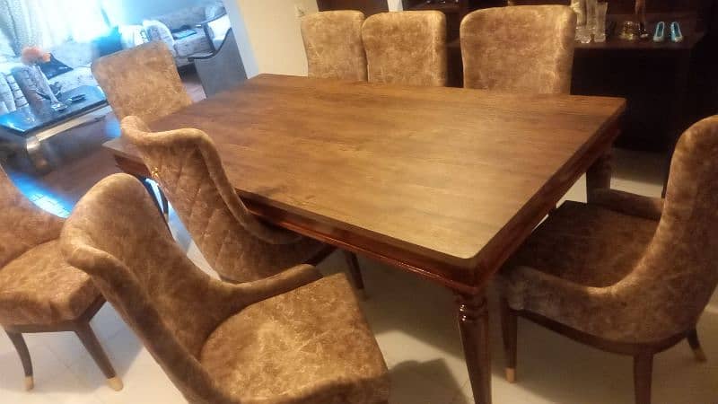 drawing and dining room furniture in new condition 9