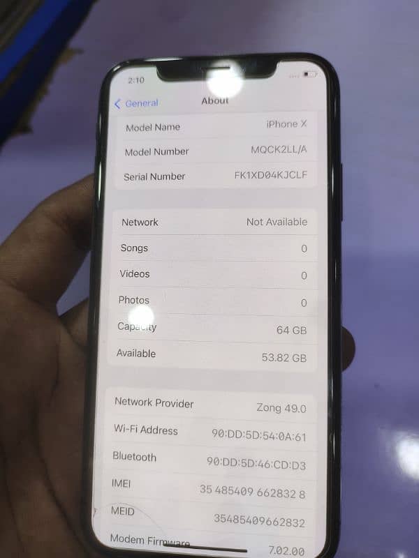 iphone x 64 gb factory unlock non pta 6