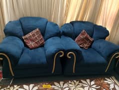 wooden luxurious sofa 7 seater molty form used excellent condition