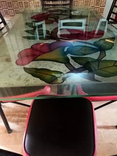 Dining table with chairs