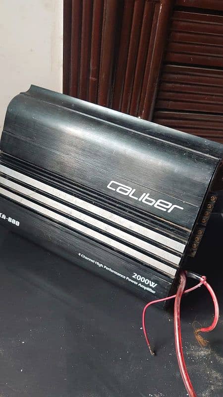 4 Channel Caliber Amplifier 2000W 1