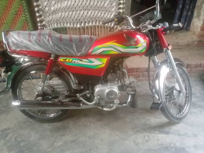 Honda CD 70 2023. (03212952894)All punjab number 1