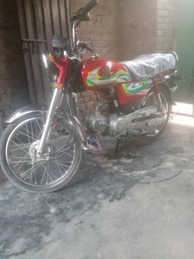 Honda CD 70 2023. (03212952894)All punjab number 2