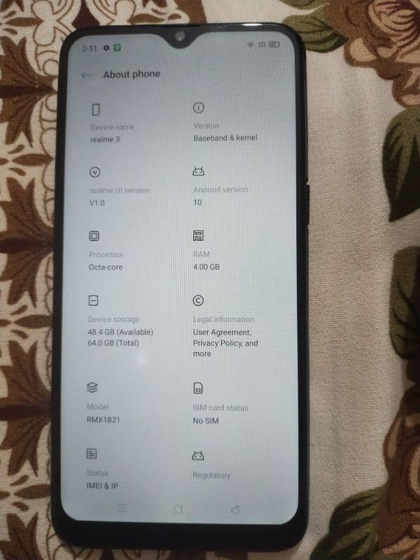 realme 3 4gb/64gb 0