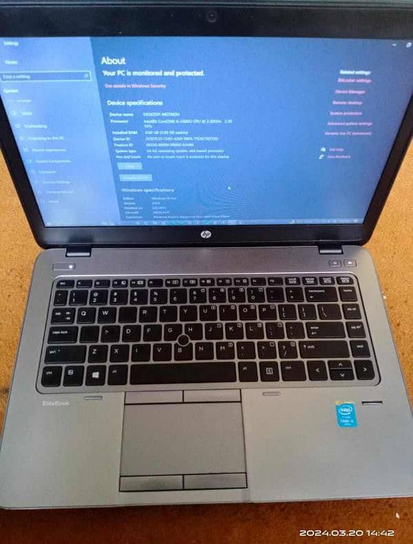 hp Core i5 Elite book 840 2