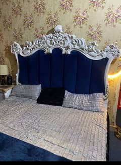 wooden and Fiber material Bed set