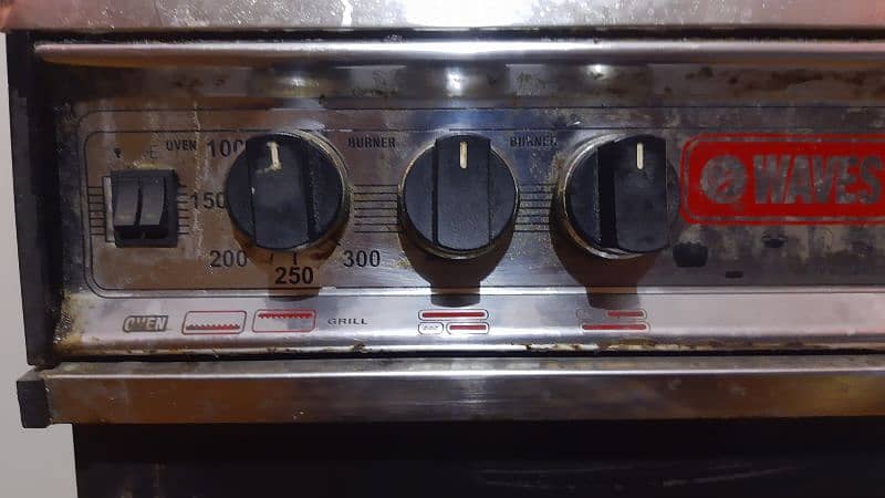 5 Burners Cooking Range With Working Oven & Hot Case 2