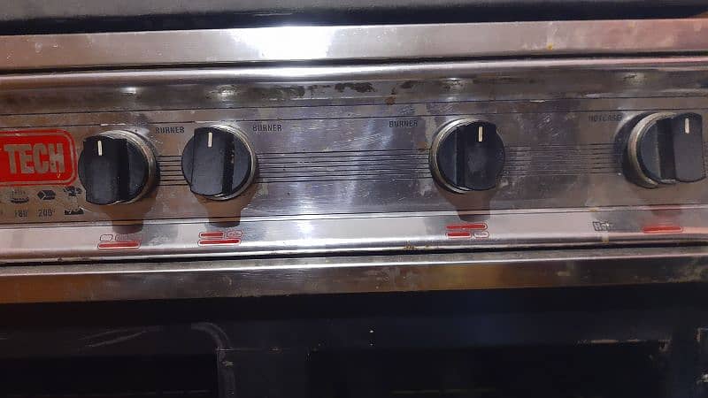 5 Burners Cooking Range With Working Oven & Hot Case 3