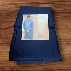 Men's Unstitched Cotton Plain Suit