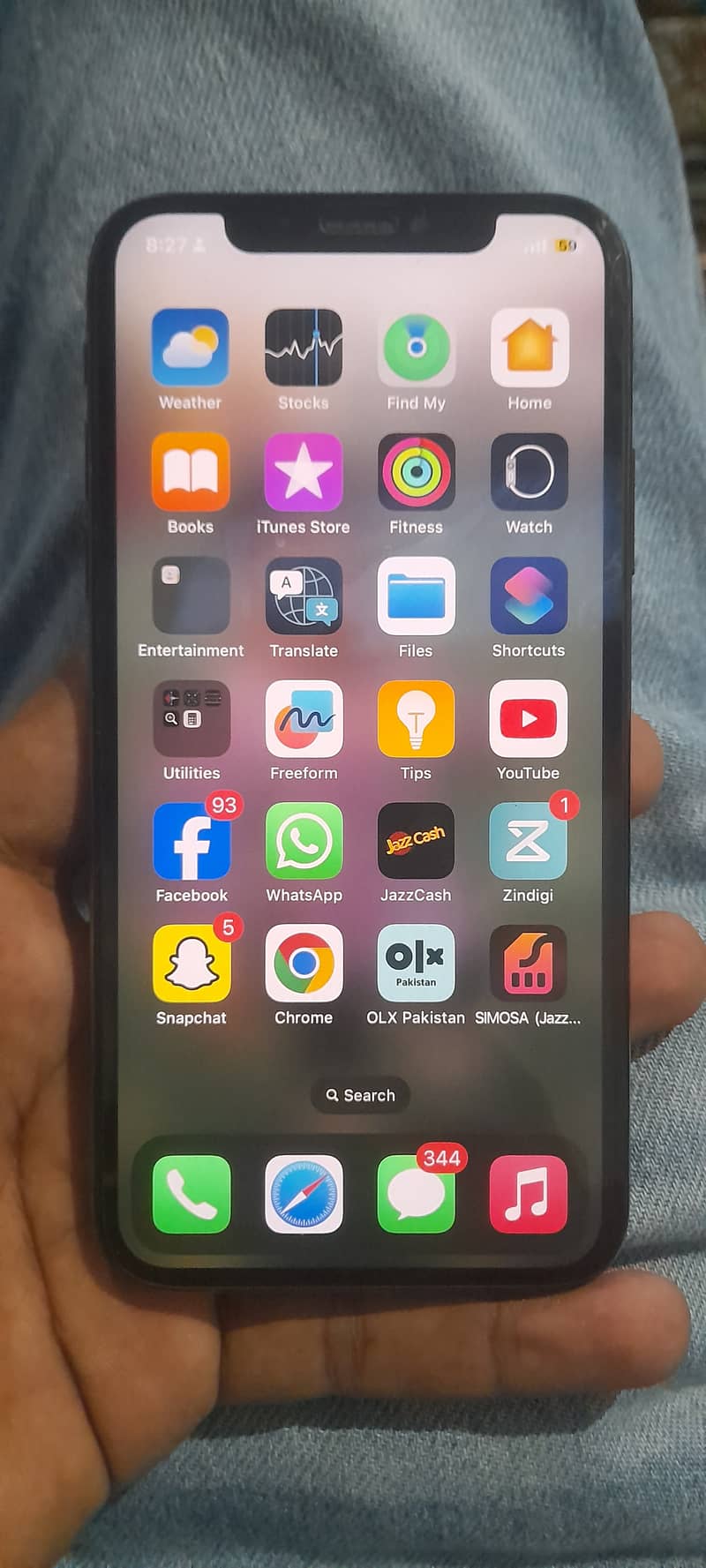 iphone x 64 gb pta provide with box. . . . . contact num 03244342155 8