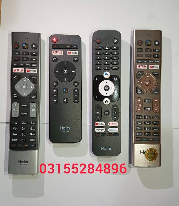 Sony TCL Eco-star Samsung Haier hisense Pel remote control 3