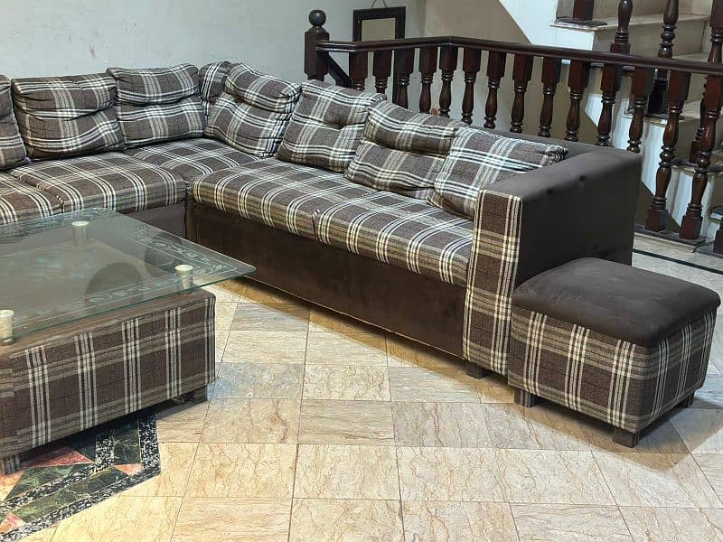 l Shaped sofa set 4